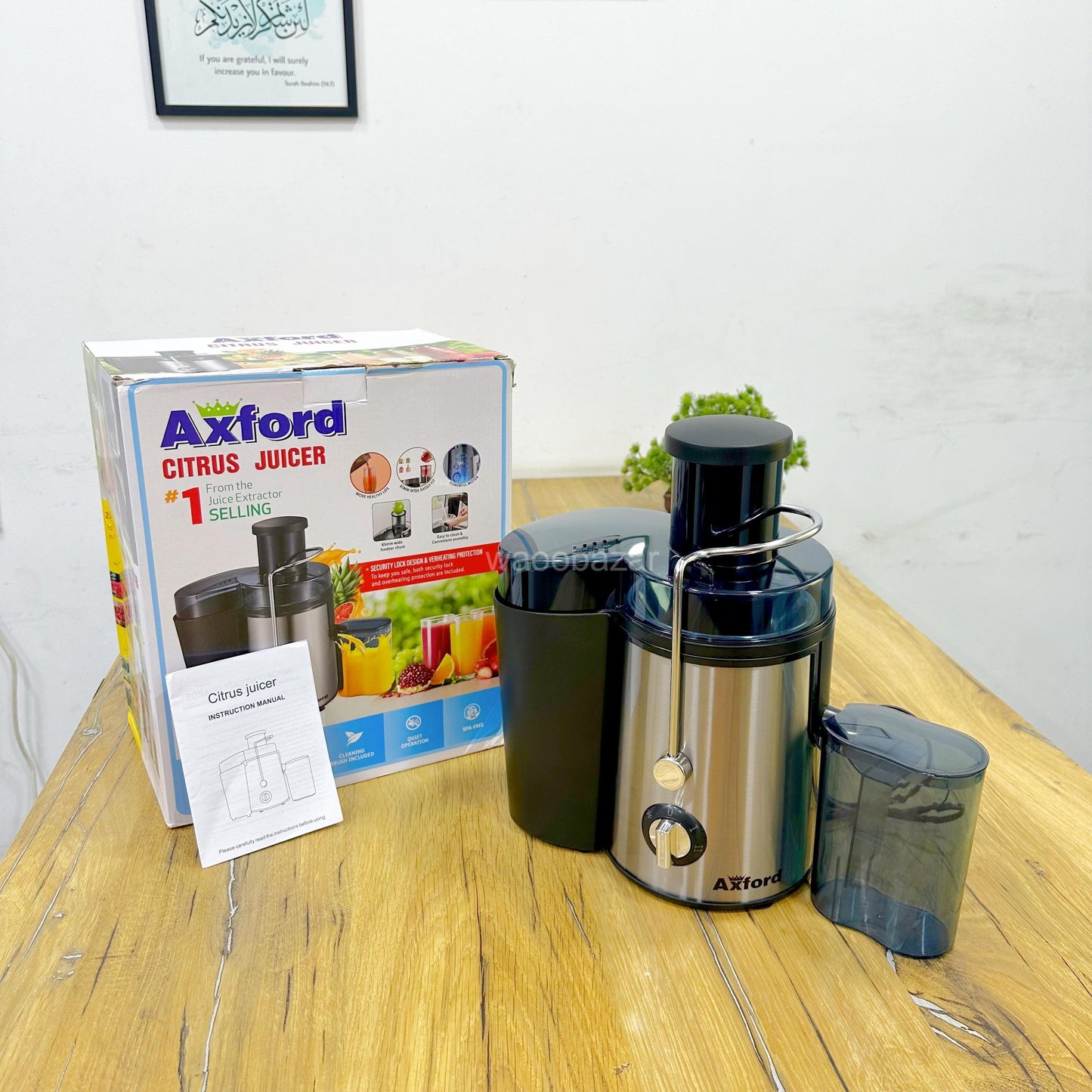 Axford Citrus Juicer Machine | High-Speed Electric Juice Extractor