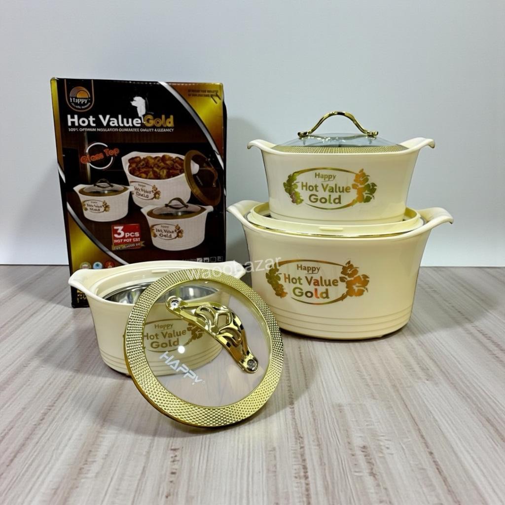 Hot Value Gold Hotpot Set | 3 PCS
