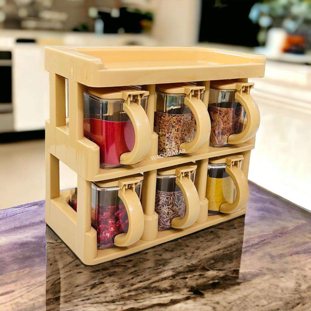 Master Chef Spice Rack | 6 Pcs
