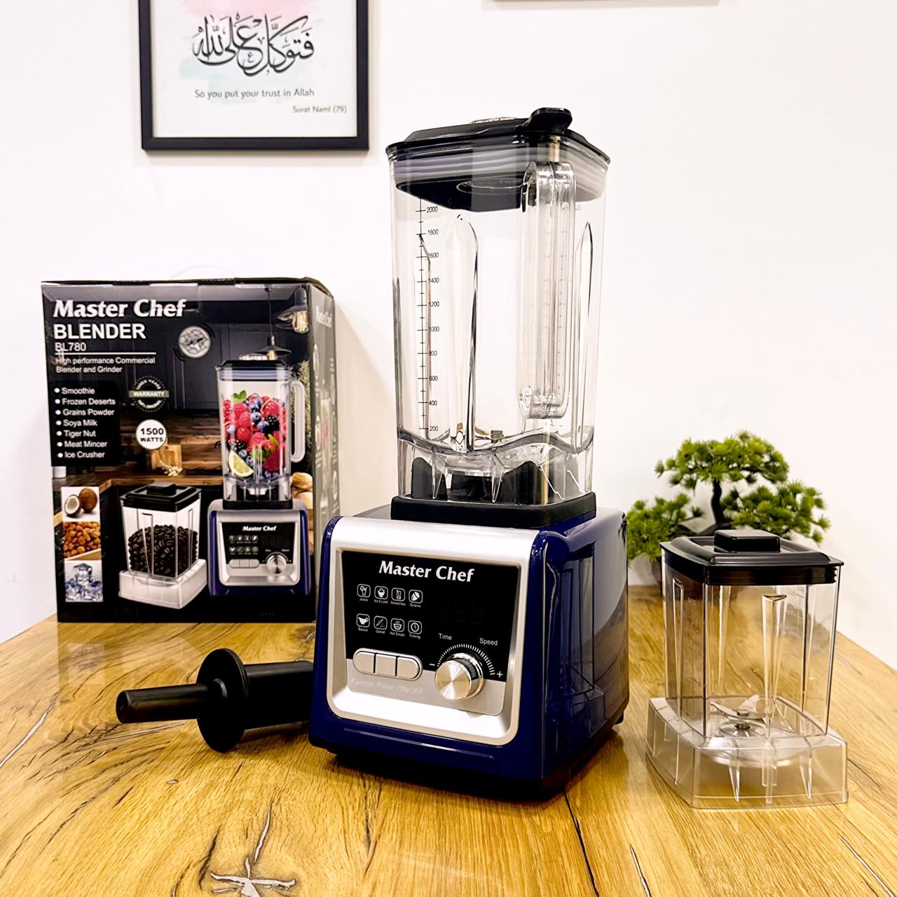Master Chef BL780 1500W blender and grinder with 2L food-grade container