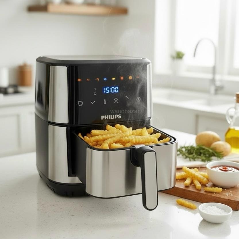 Premium XXL 10L Air Fryer | Digital Touch Panel | Oil-Free Fry, Roast & Bake