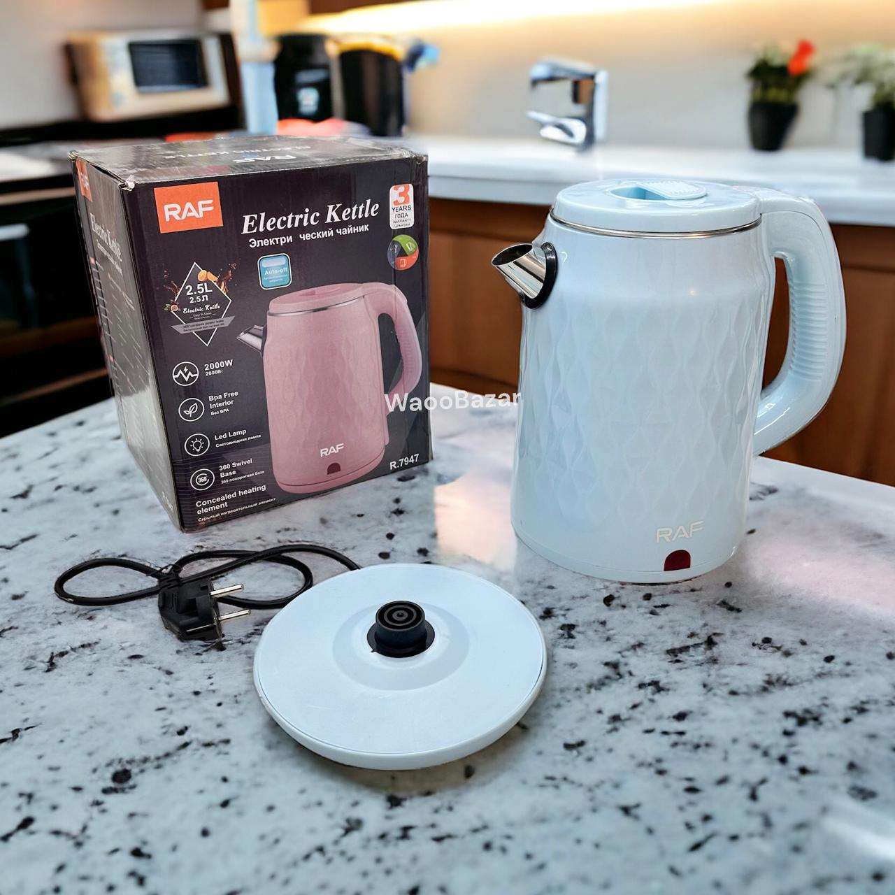 Raf Electric kettle | 2000 Watts | 2.5L Capcity
