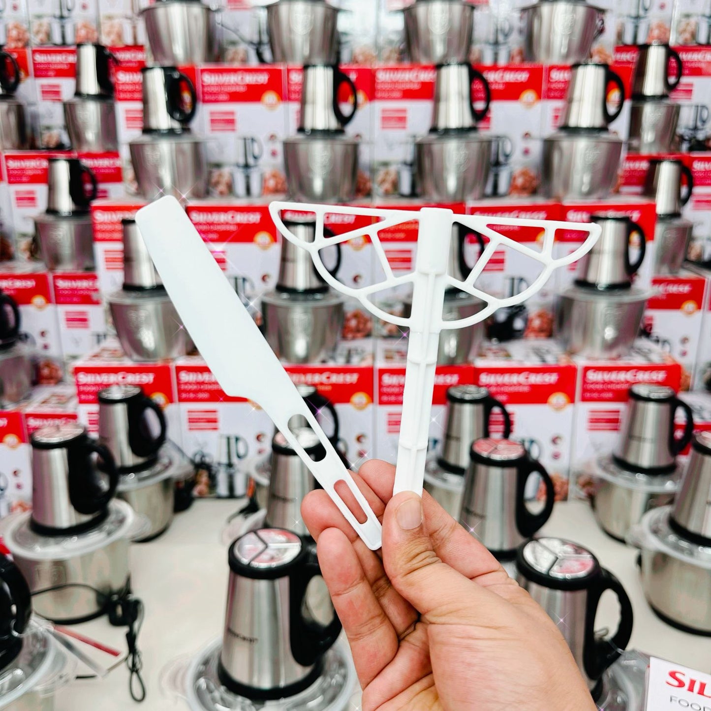 Silver Crest Chopper | 3 Litter | Meat Grinder 1000 Watts | 4 Blades