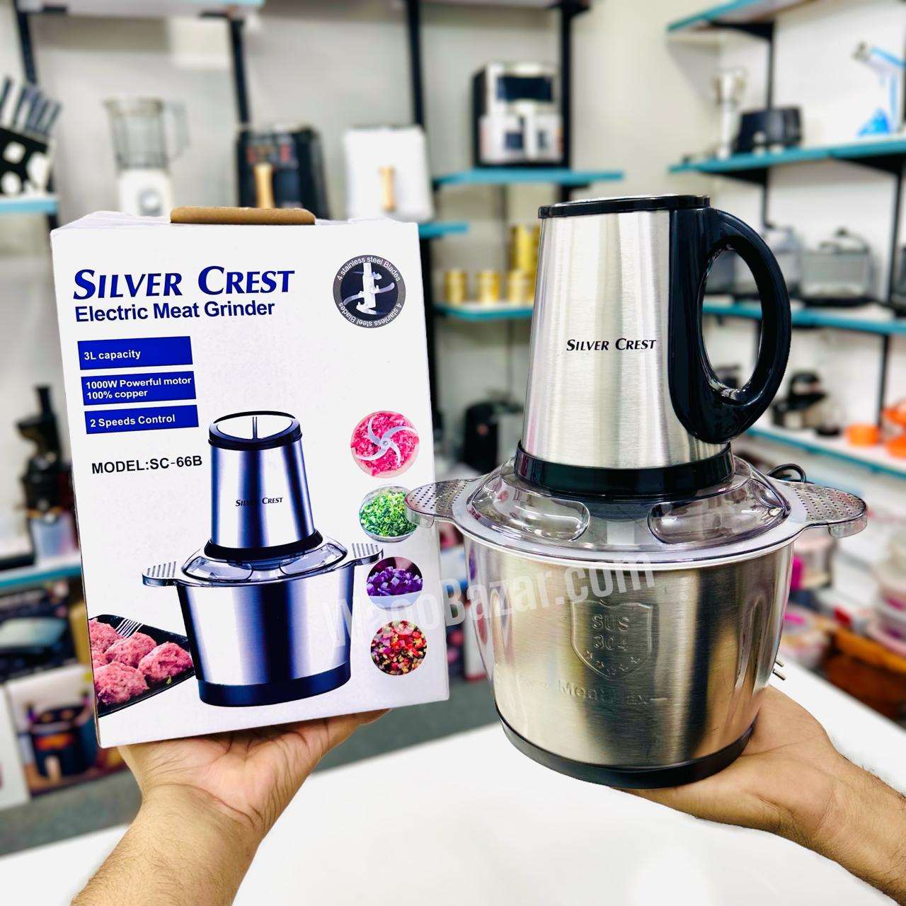 SilverCrest Chopper Litter 1000 Watts Blades – WaooBazar