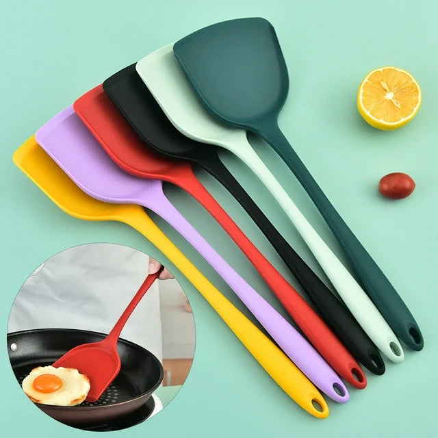 1pc High Temperature Resistant Turner Silicone Spatula | No 27