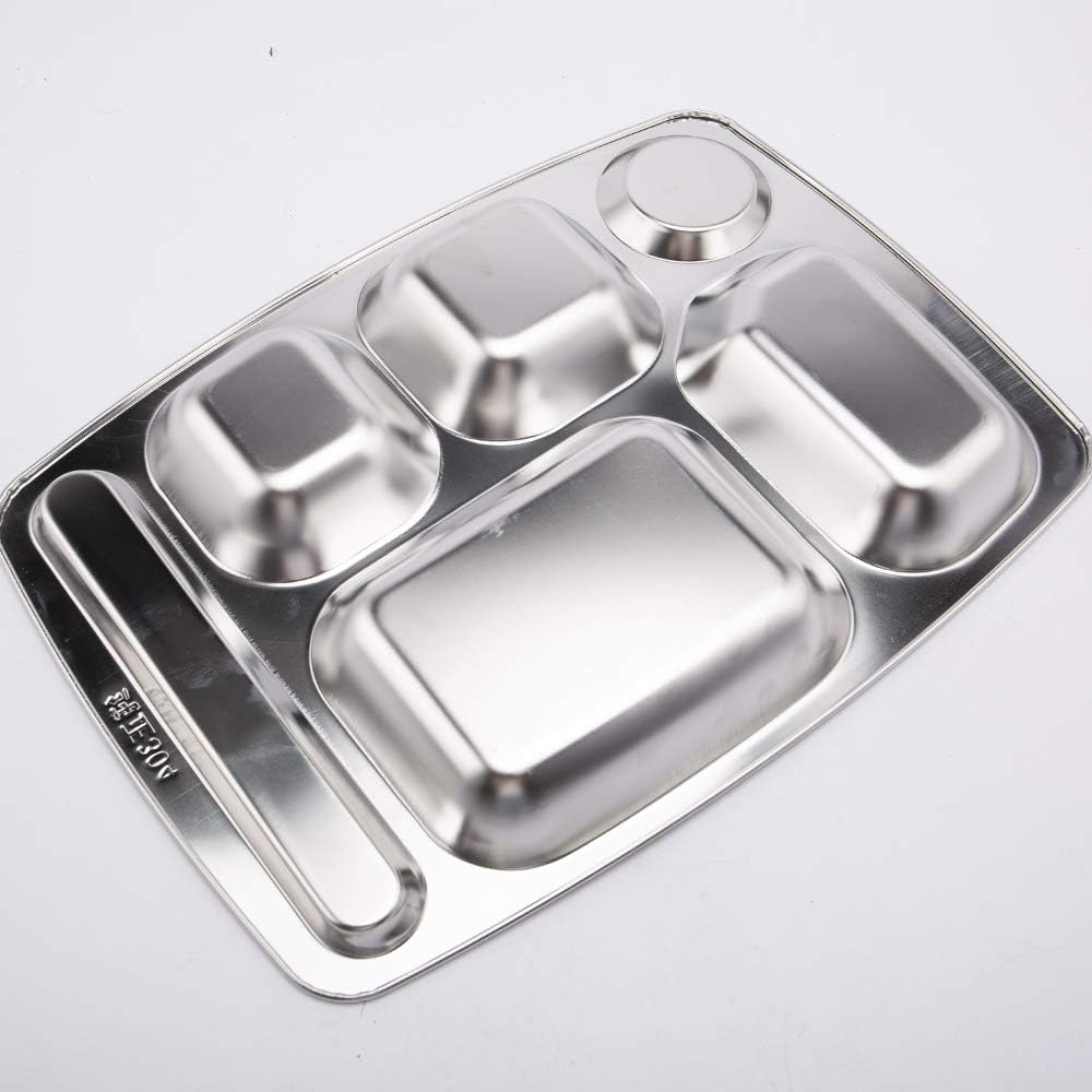 Korean Lot Stainless Steel Serving Tray