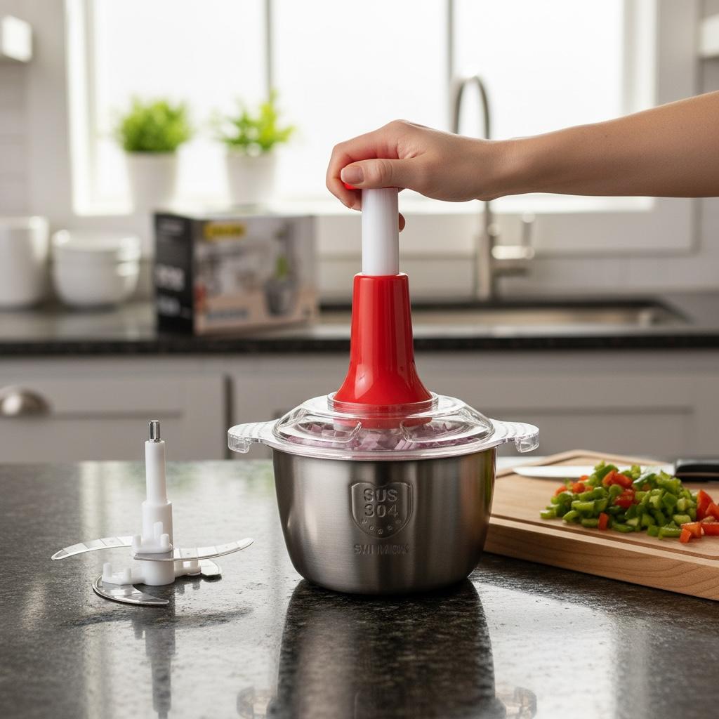 Manual Vegetable Chopper | Hand Chopper | Pusher Chopper