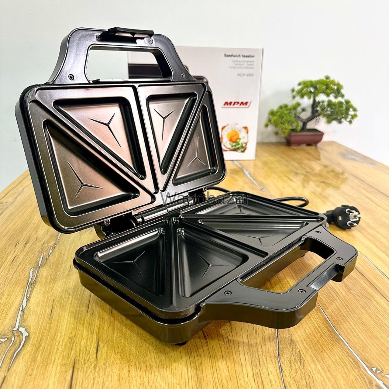 MPM Sandwich Toaster | Large Size Sandwich Maker | 900 Watts