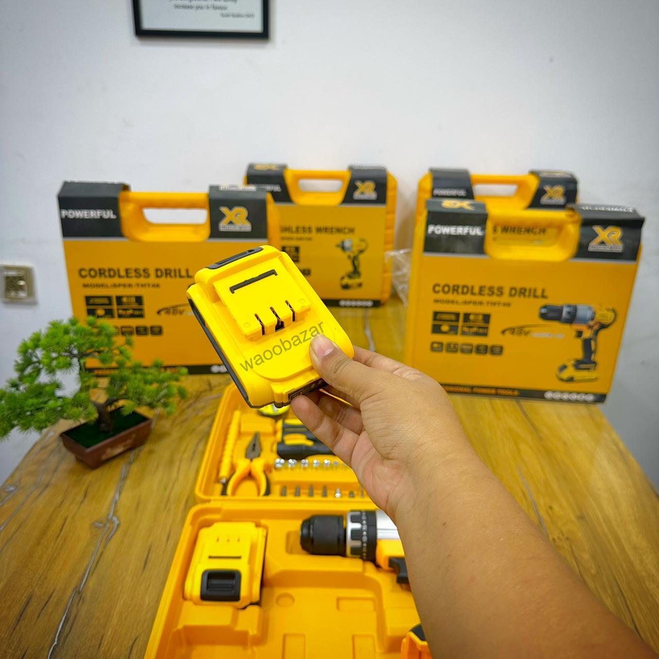 Rechargeable Cordless Drill Kit | Complete DIY Power Tool Set
