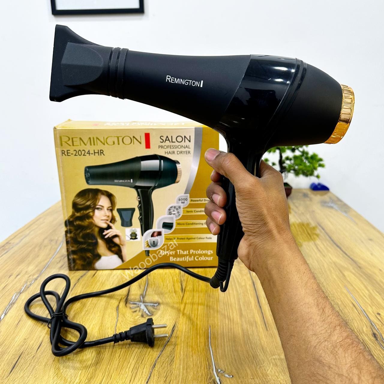 Keratina Secador Remington Shine Therapy Protect Hair Dryer