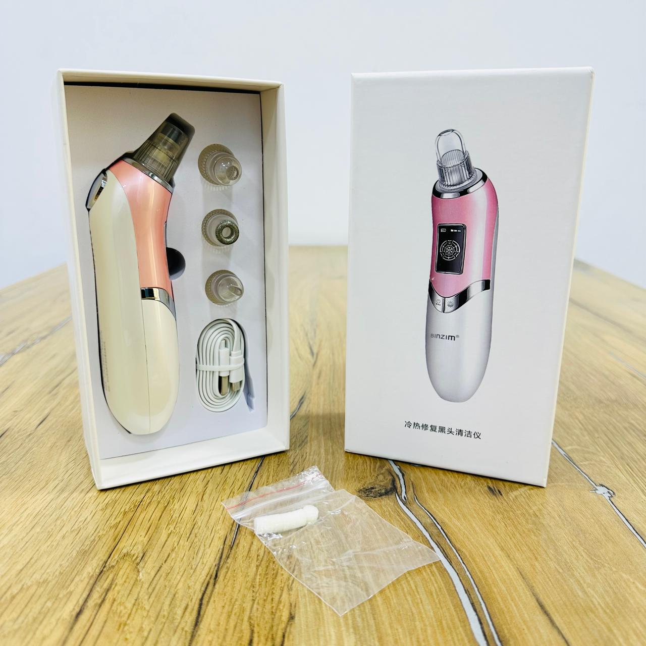 BINZAIM | Blackhead Cleanser | 4 Different Suction and Power Level
