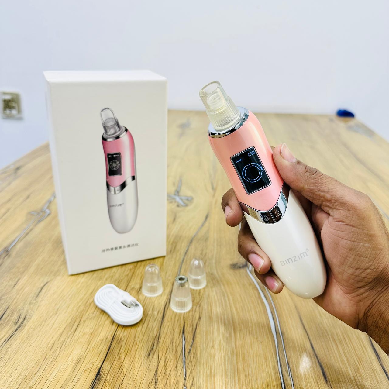 BINZAIM | Blackhead Cleanser | 4 Different Suction and Power Level