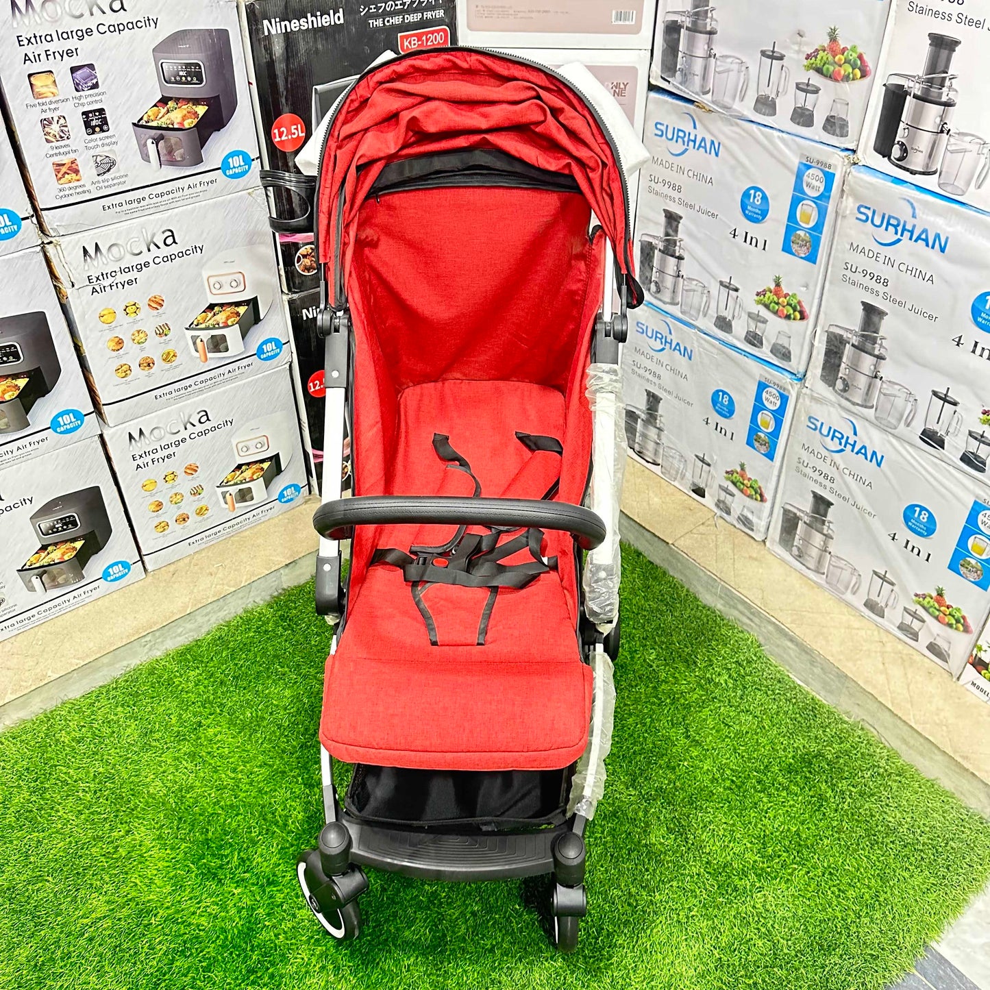 Imported MaikcQ Baby Stroller (308 – Red)