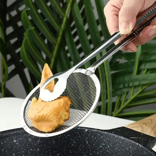 Oil Fried Food Strainer | 2 in 1 Fry Tool Filter Spoon – WaooBazar