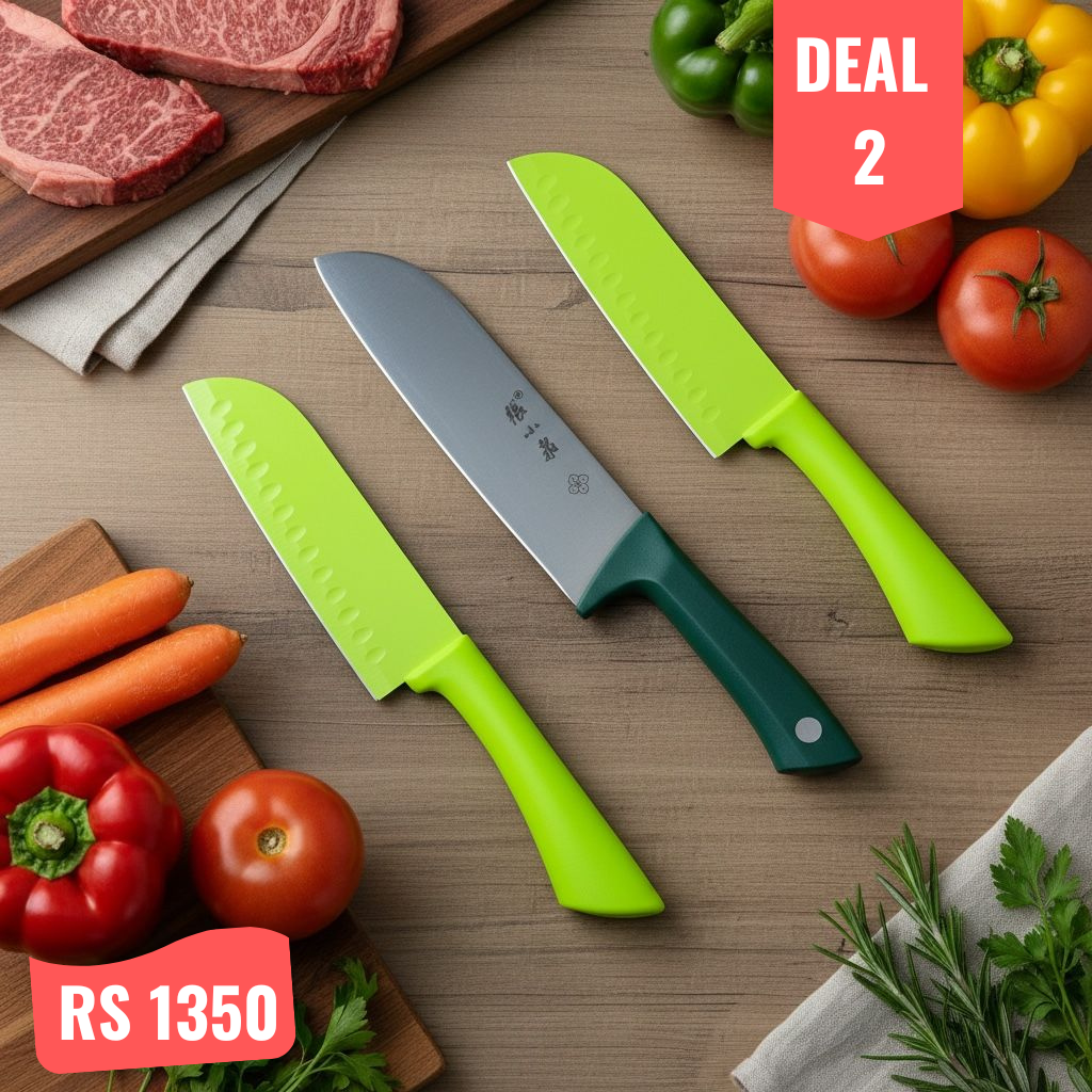Premium Japanese Knifes Collection | 3-Piece Deal | Chef Knife