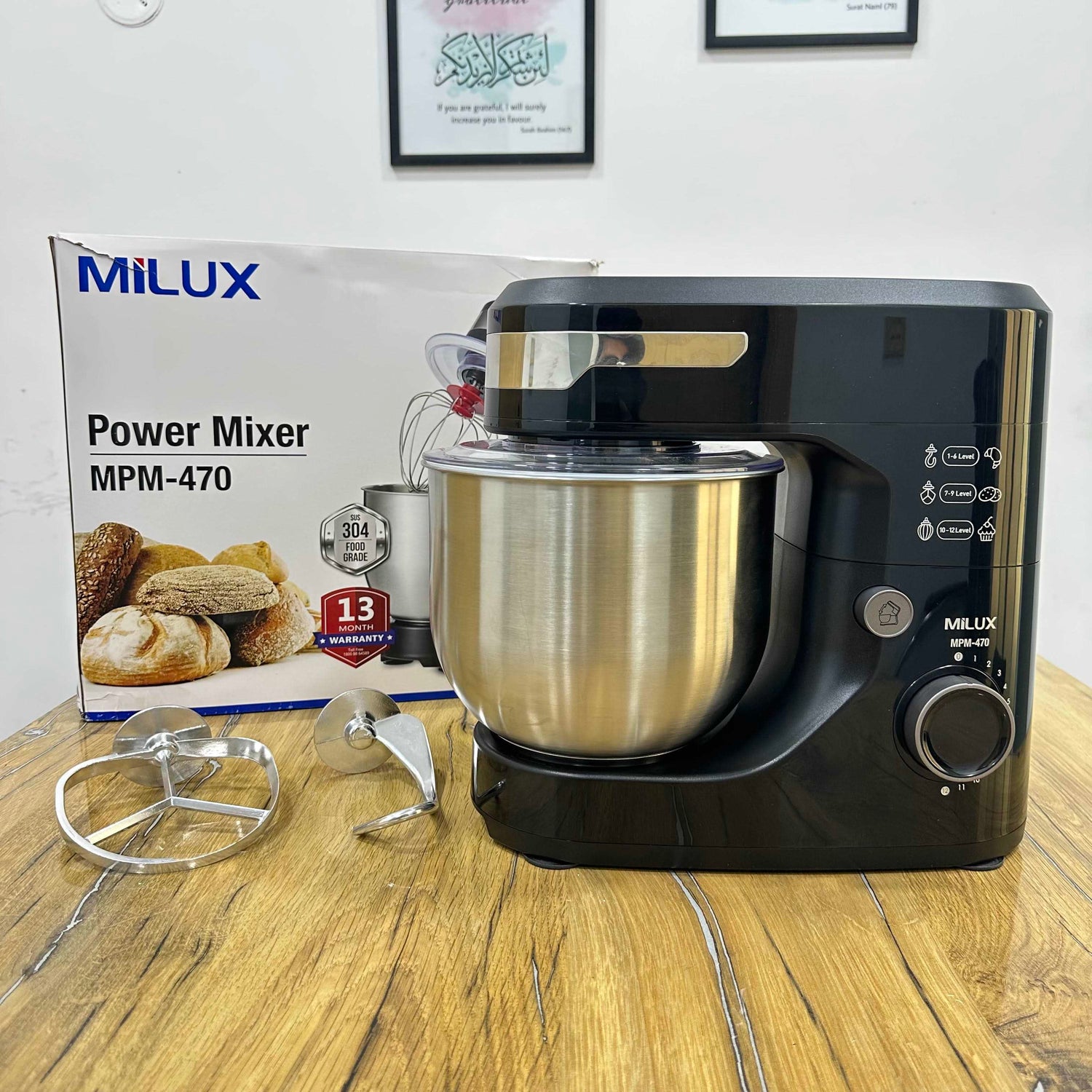 MILUX Dough Maker | Stand Mixer MPM-470