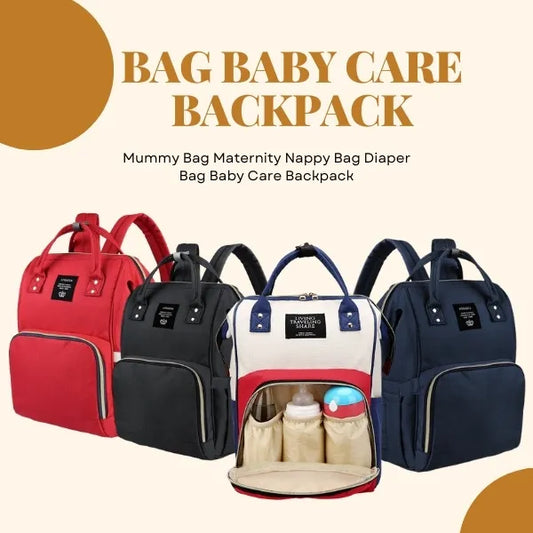 Large Capacity Mummy Bag |  Maternity Nappy Bag |  Diaper Bag  | Baby Care Backpack
