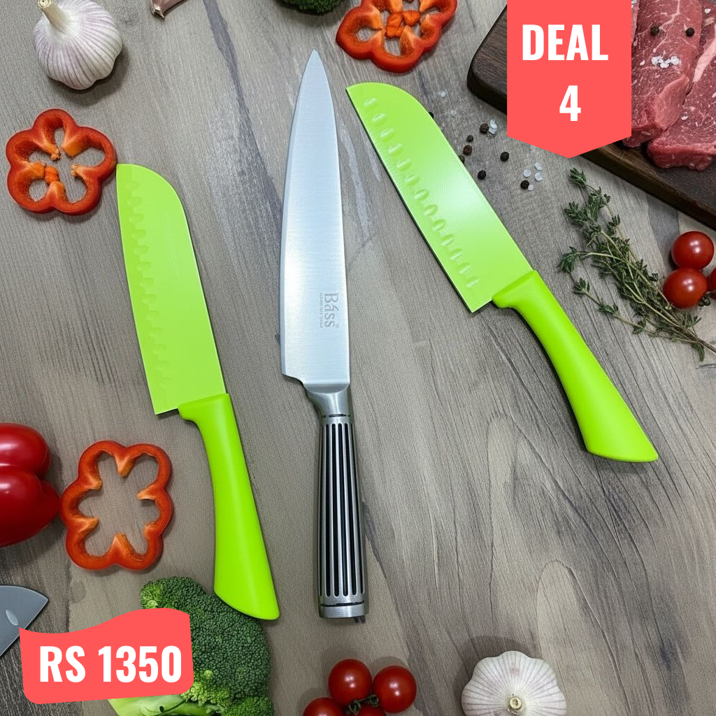 Premium Japanese Knifes Collection | 3-Piece Deal | Chef Knife