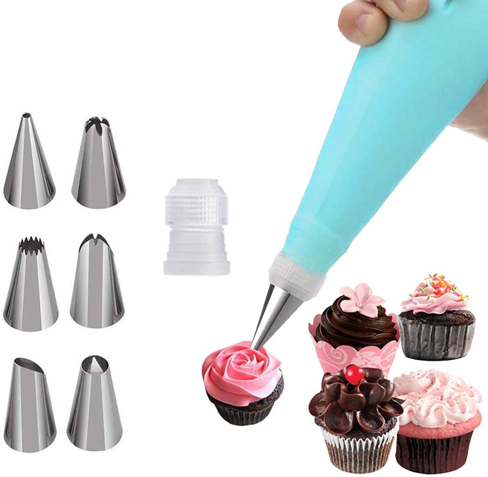 Quick Set Icing 15 PIECES Cake cookies decorating set | Cake Decorating Set Frosting I ...