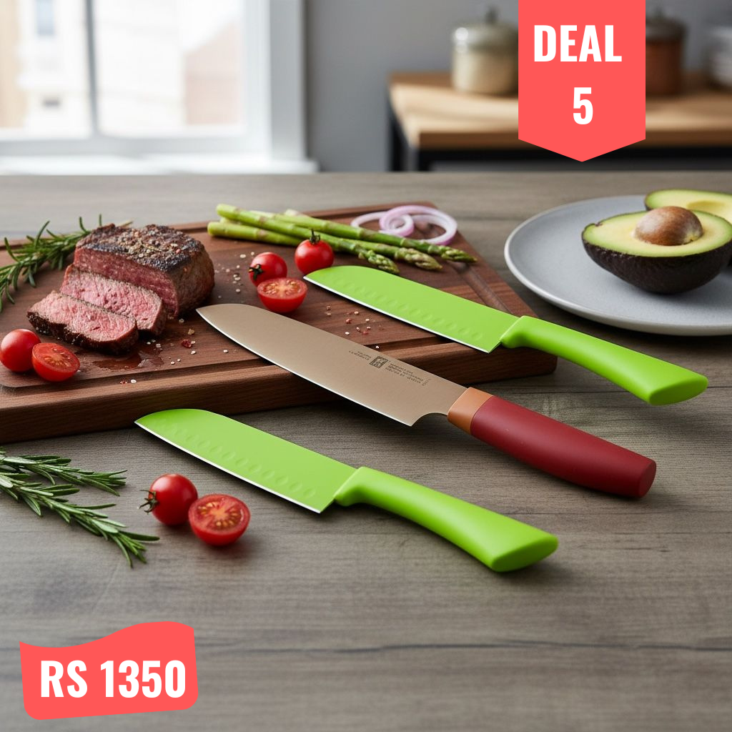 Premium Japanese Knifes Collection | 3-Piece Deal | Chef Knife