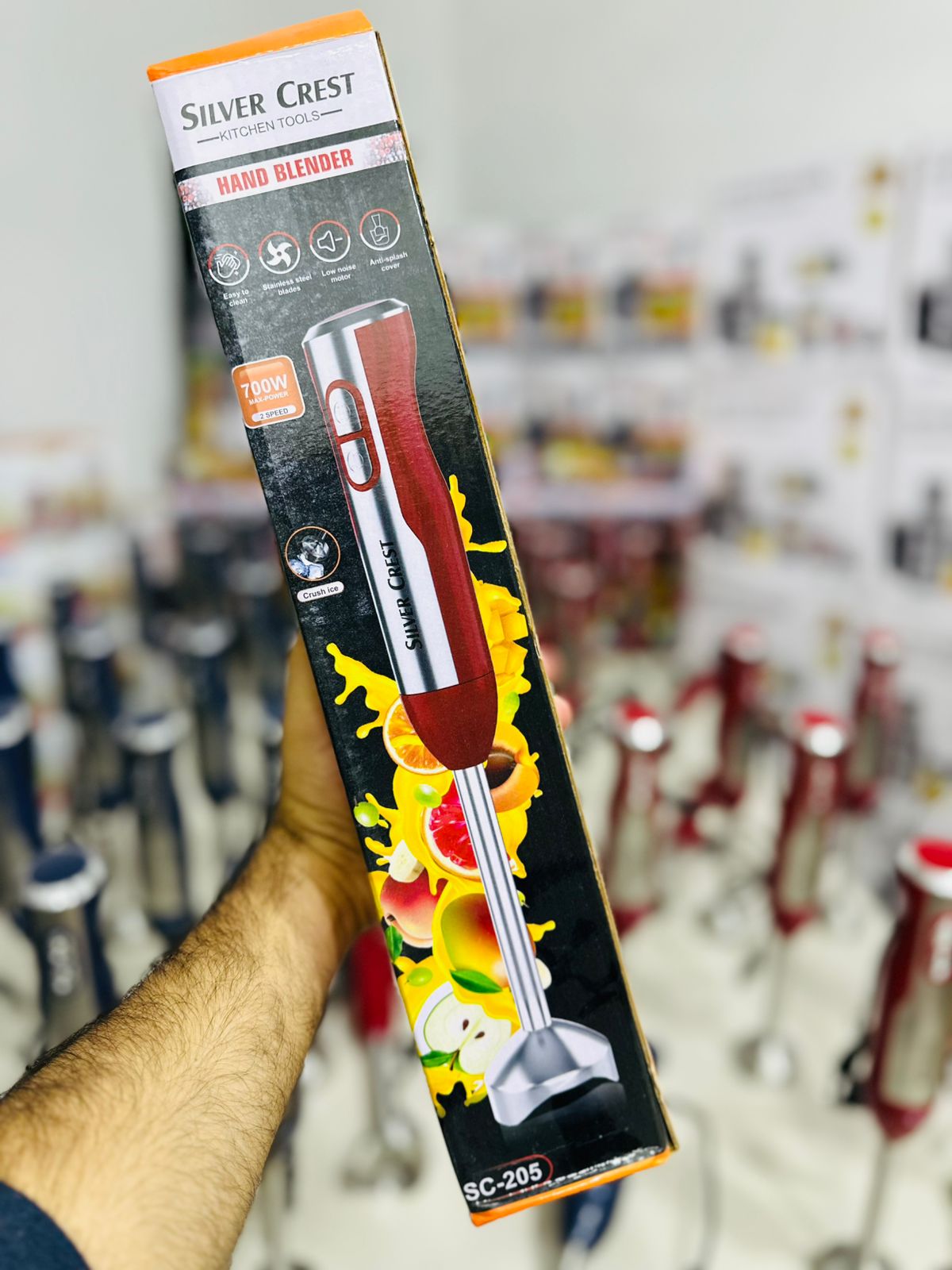 Silvercrest Lot Hand Blender | 700 Watts | 4 Blades  | Best for Haleem Saag