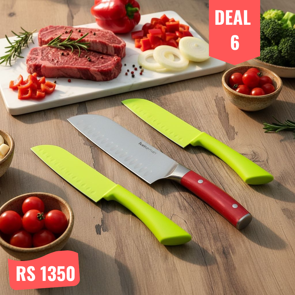 Premium Japanese Knifes Collection | 3-Piece Deal | Chef Knife