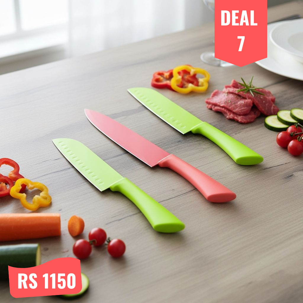 Premium Japanese Knifes Collection | 3-Piece Deal | Chef Knife