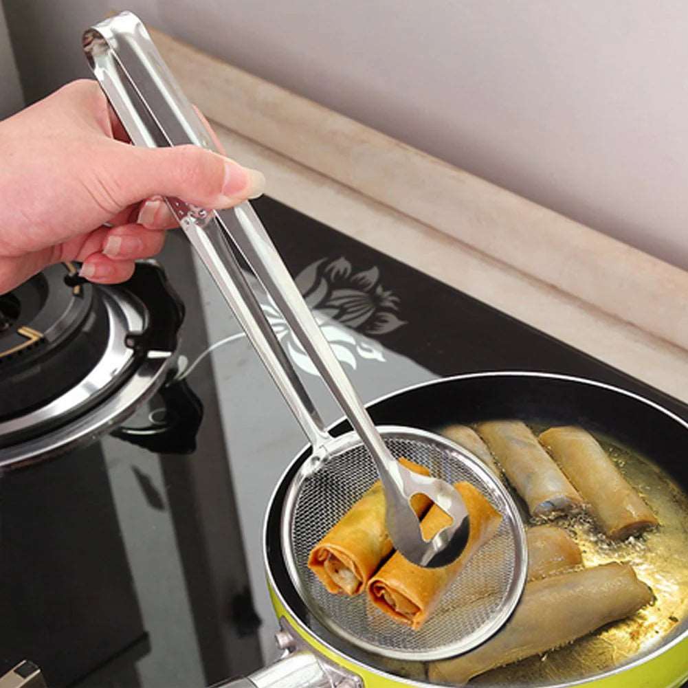 Oil Fried Food Strainer | 2 in 1 Fry Tool Filter Spoon