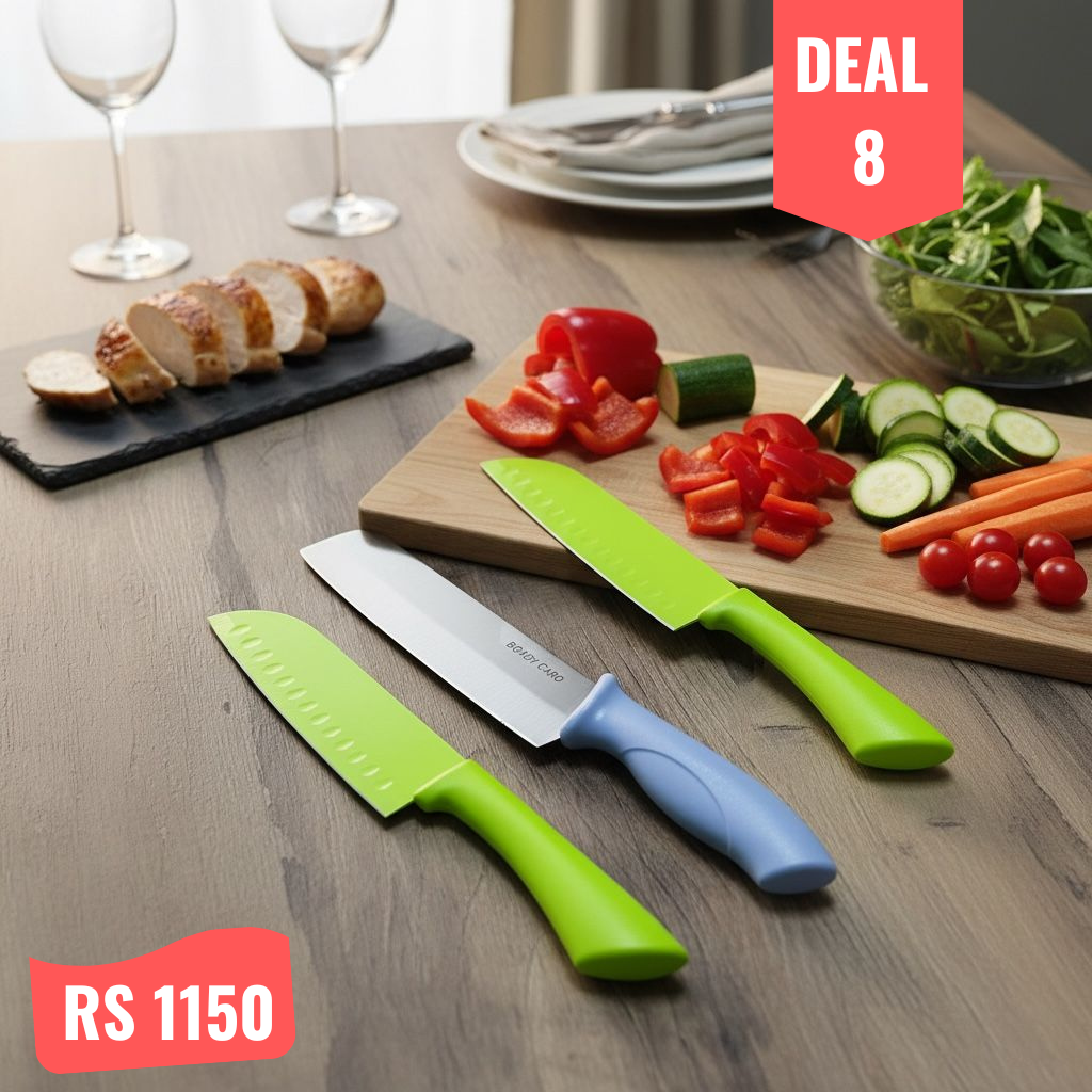 Premium Japanese Knifes Collection | 3-Piece Deal | Chef Knife