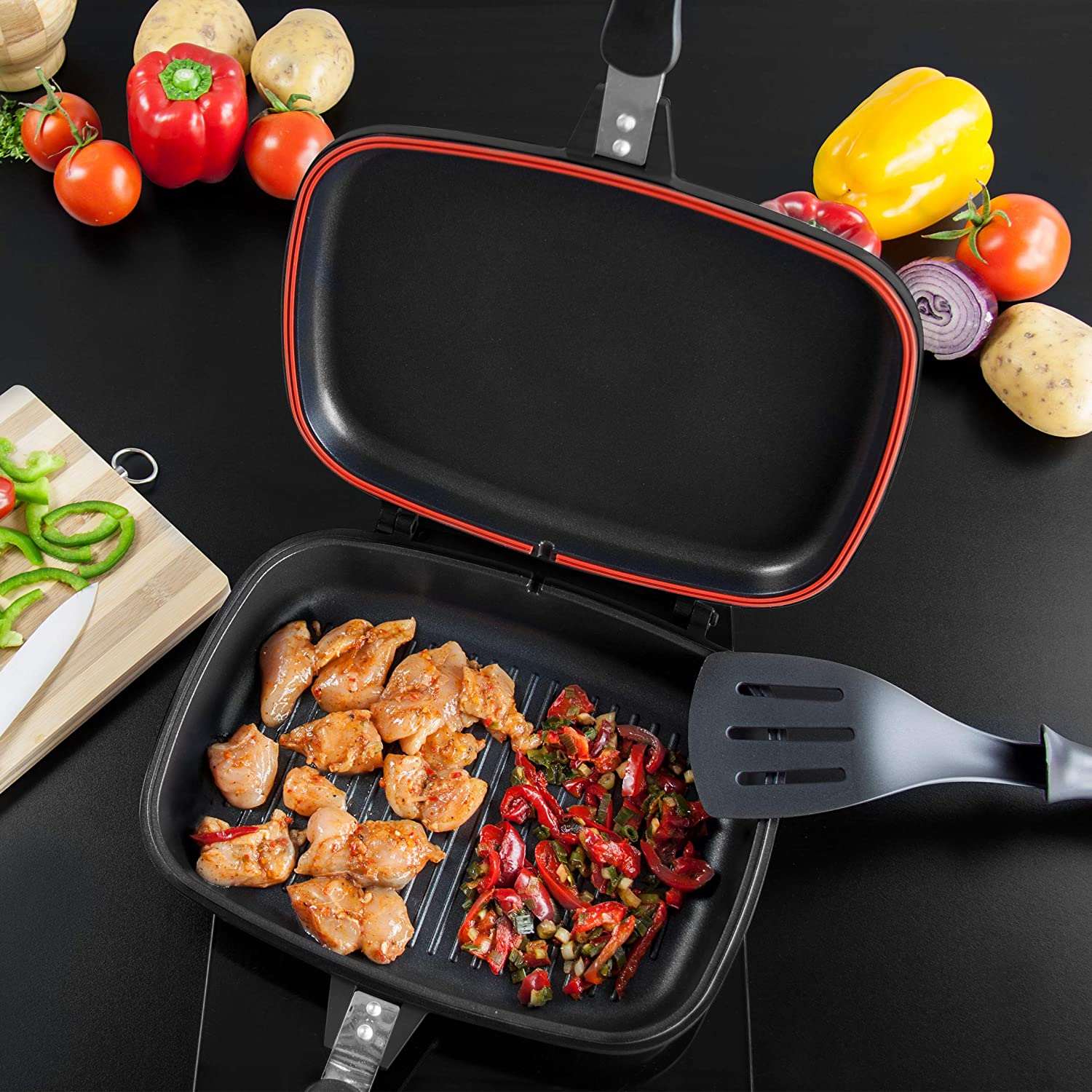 Dessini double sided grill pan best sale