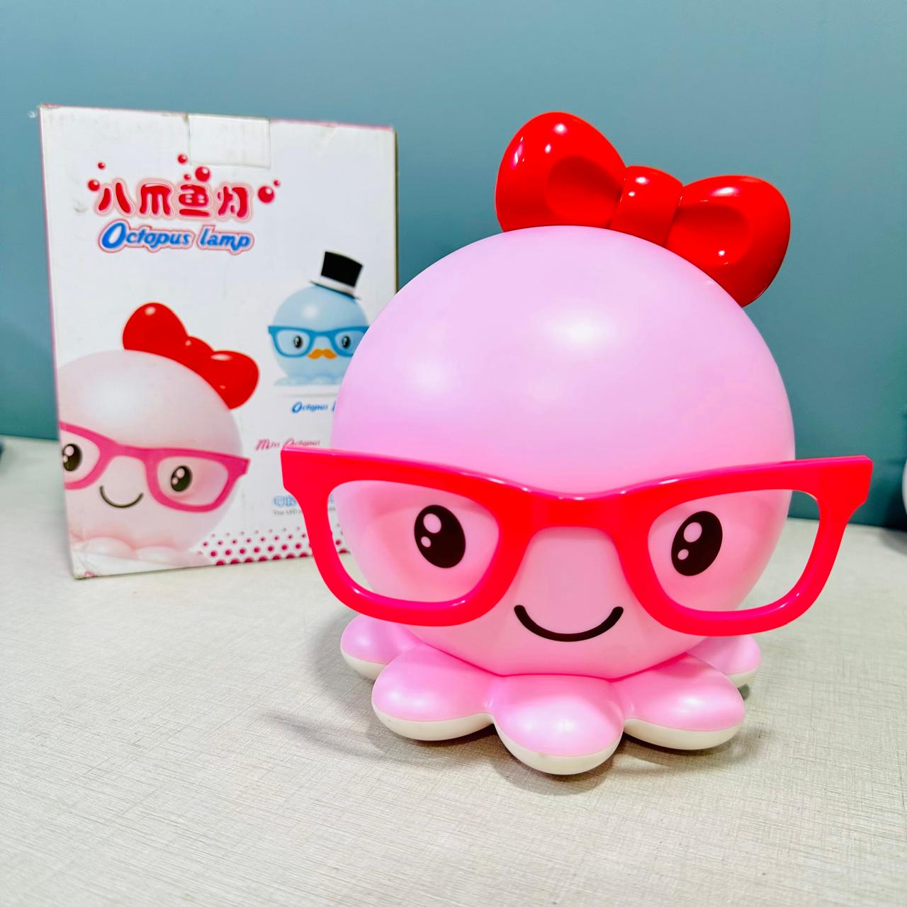 Adorable Octopus Night Light | USB Cartoon Lamp for Kids’ Bedroom
