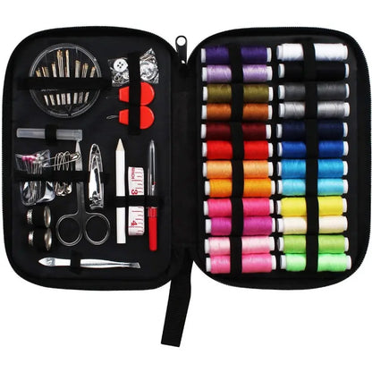 All-in-One Sewing Kit |  24-Color Threads, Needle And Thread Kit |  130 Pieces