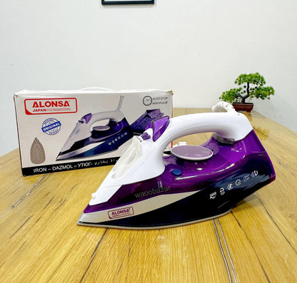 Alonsa Electric Steam Iron | Ceramic Soleplate | 2800W