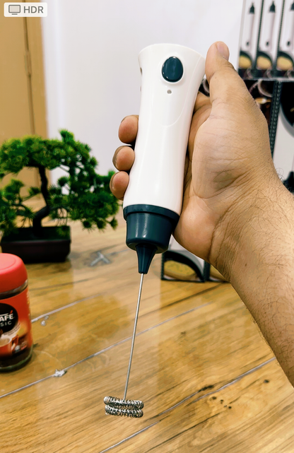 Rechargeable Coffee Frother Coffee Beater with Turbo Speed