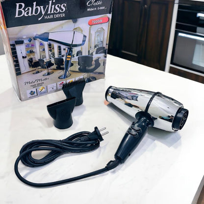 BabyLiss Hair Dryer |  Diffuser Hairdressing Snap-On Blower Nozzle