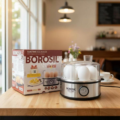 Borosil Egg Boiler | 7-Egg Capacity | Quick Steam Boiling