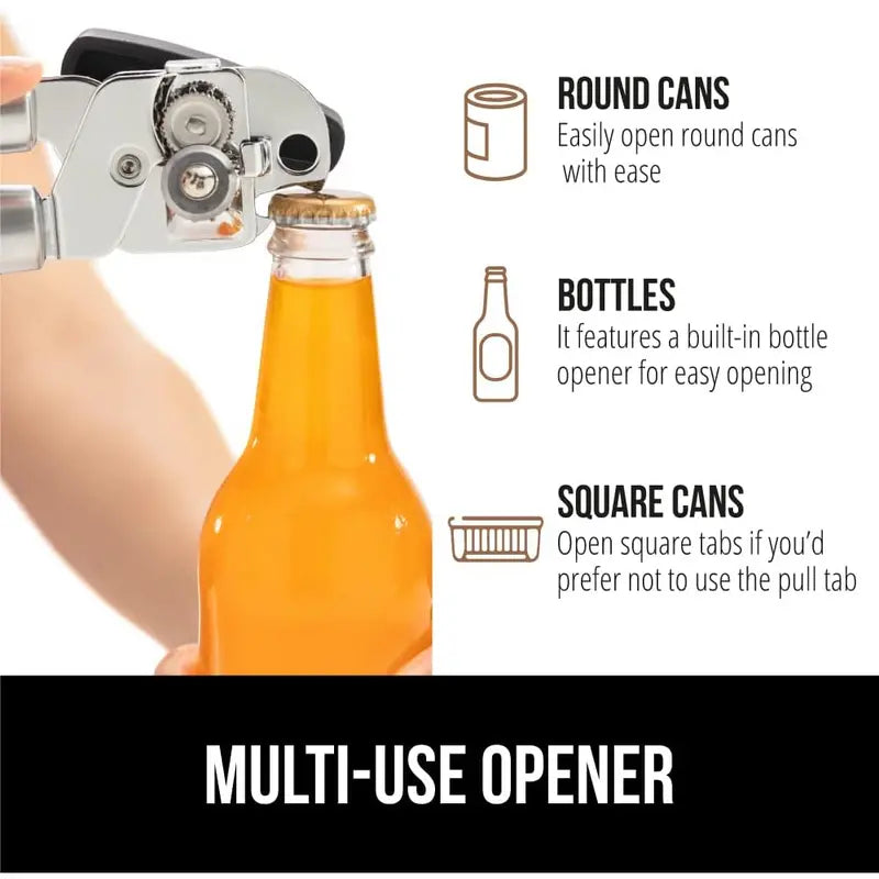 Can Opener | Hand Held Can Opener With Soft Touch Handle