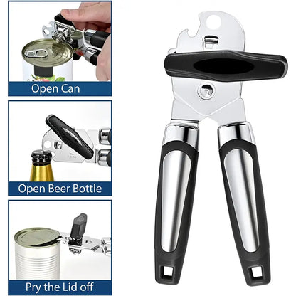 Can Opener | Hand Held Can Opener With Soft Touch Handle