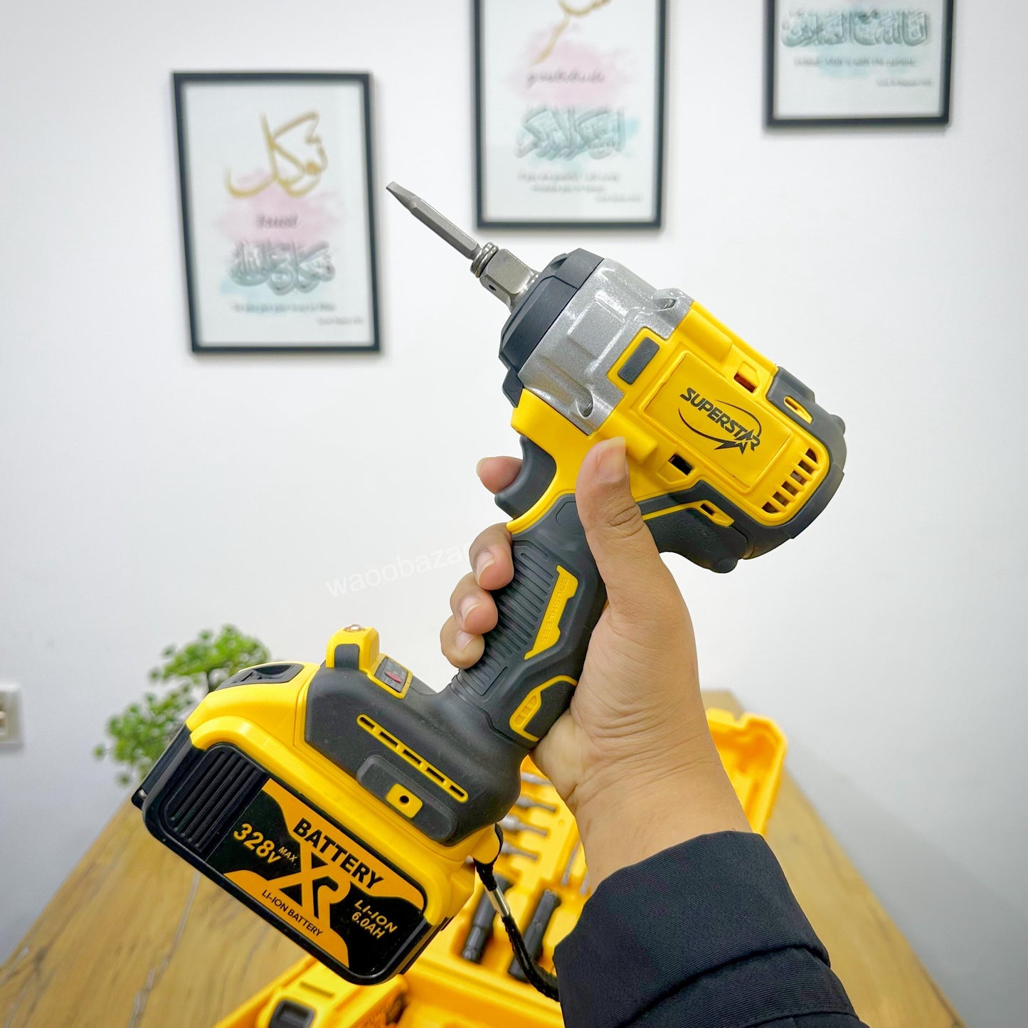 Rechargeable Brushless Drill with 25+ Accessories | Cordless & Fully Loaded Kit