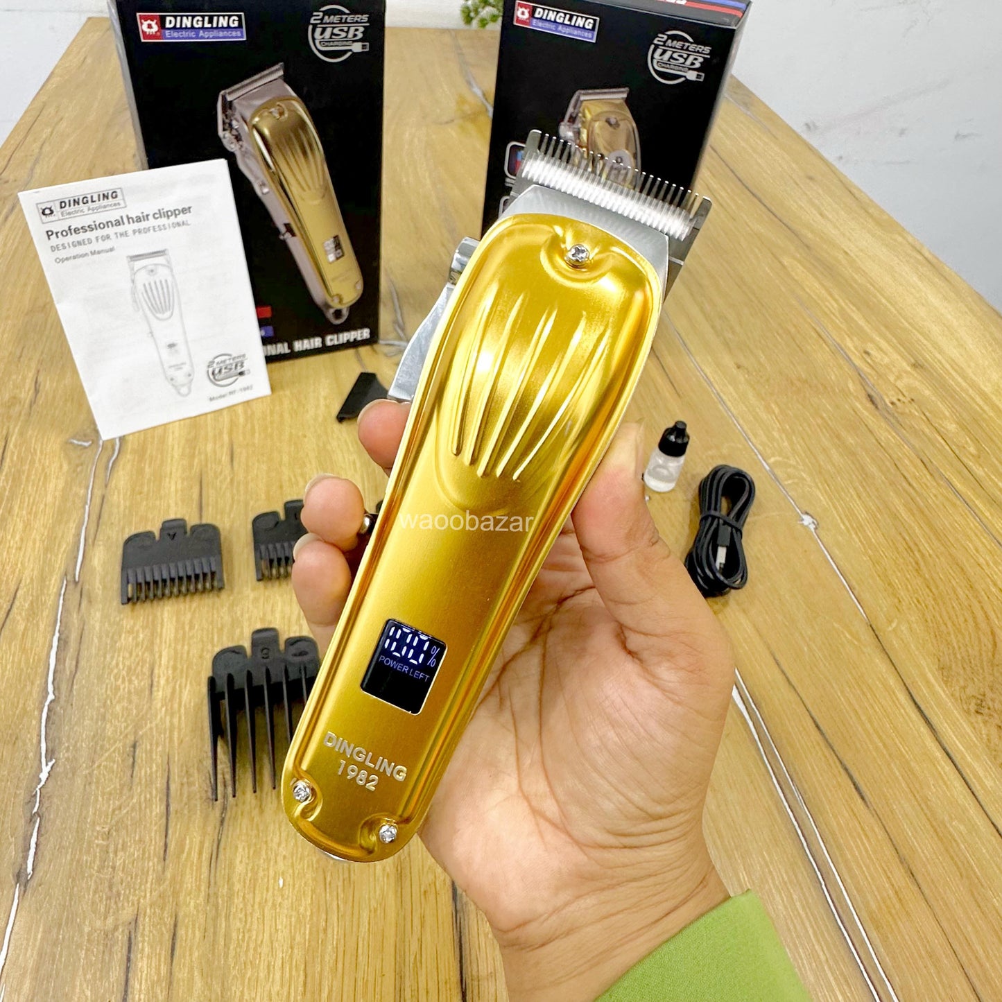 Dingling Professional Cordless Beard & Hair Trimmer | RF-1982