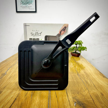 Doshisha Sutto Square Frying Pan with Lid | Non-Stick