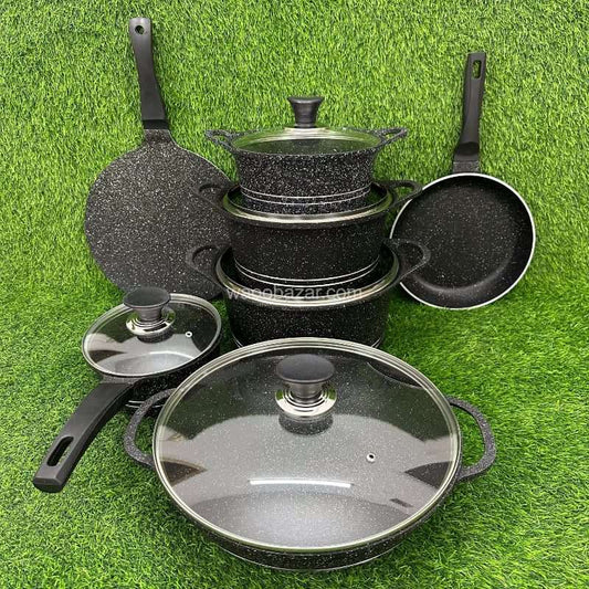 Eden King Non-Stick Cookware Set | Die Cast Cookware set | 20 Pieces cooking set