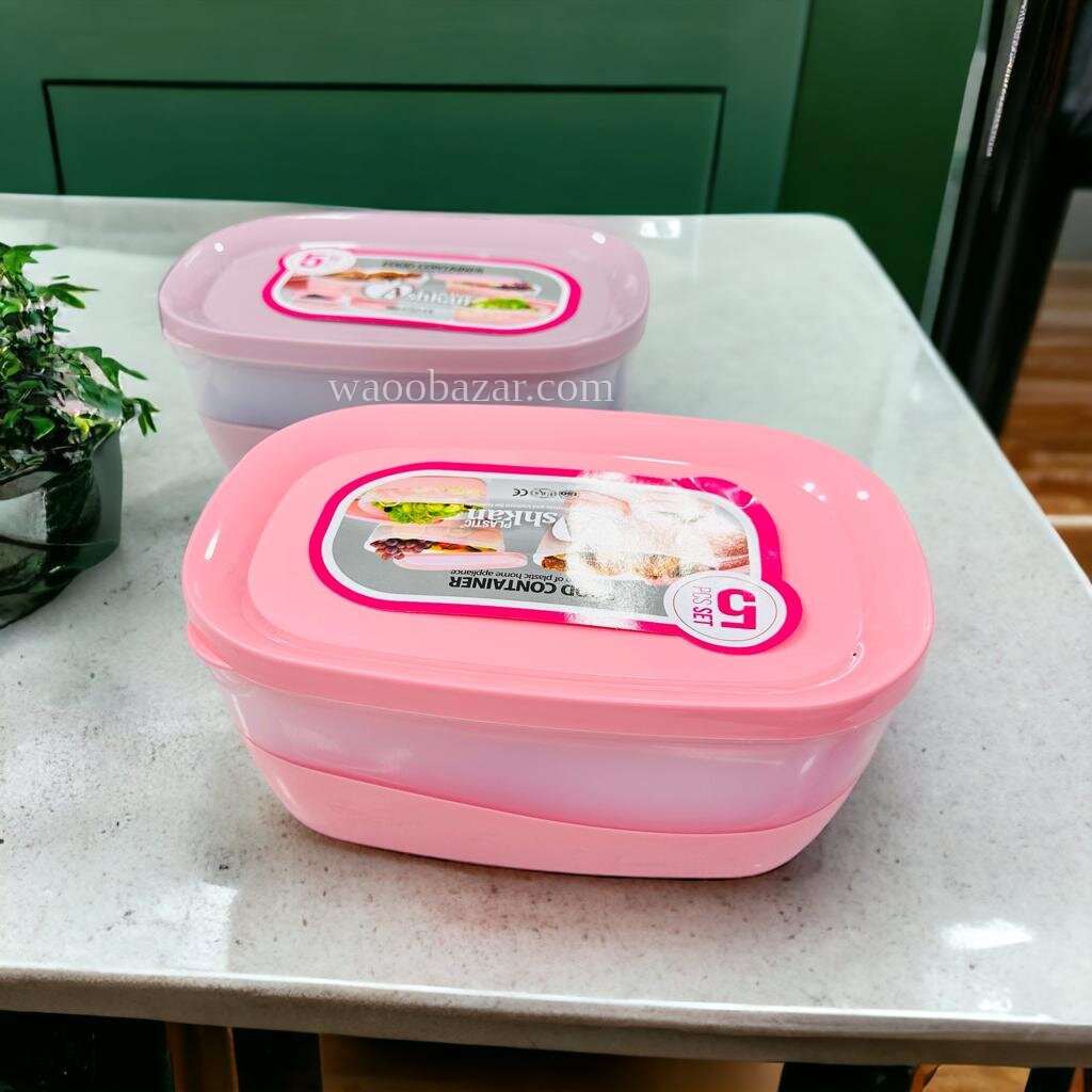 Food Storage Bowl set | Outdoor Picnic Solid Storage Box | 5 PCS
