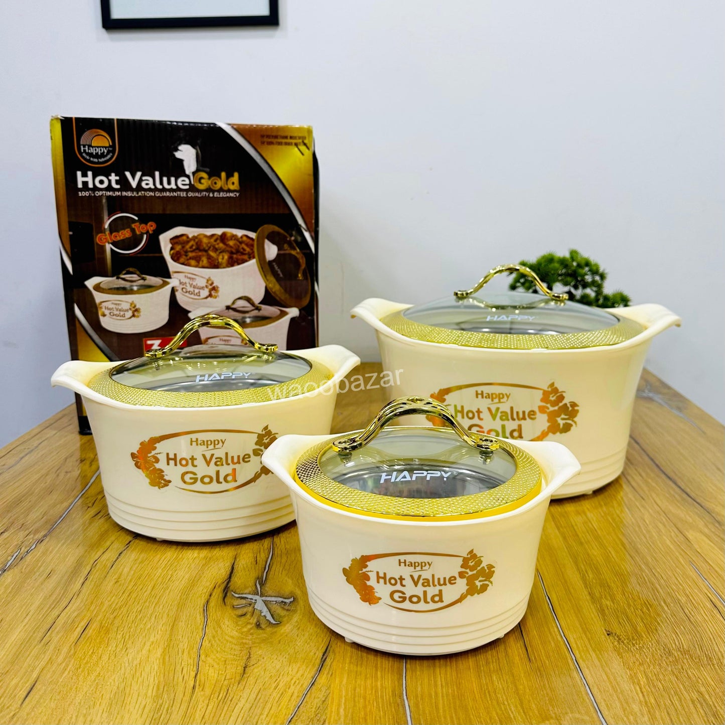 Hot Value Gold Hotpot Set | 3 PCS