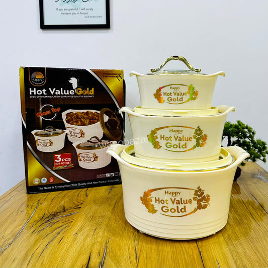 Hot Value Gold Hotpot Set | 3 PCS