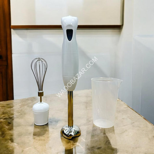 Imported-Lot 3 in 1 Hand Blender Whisker & Jar Set