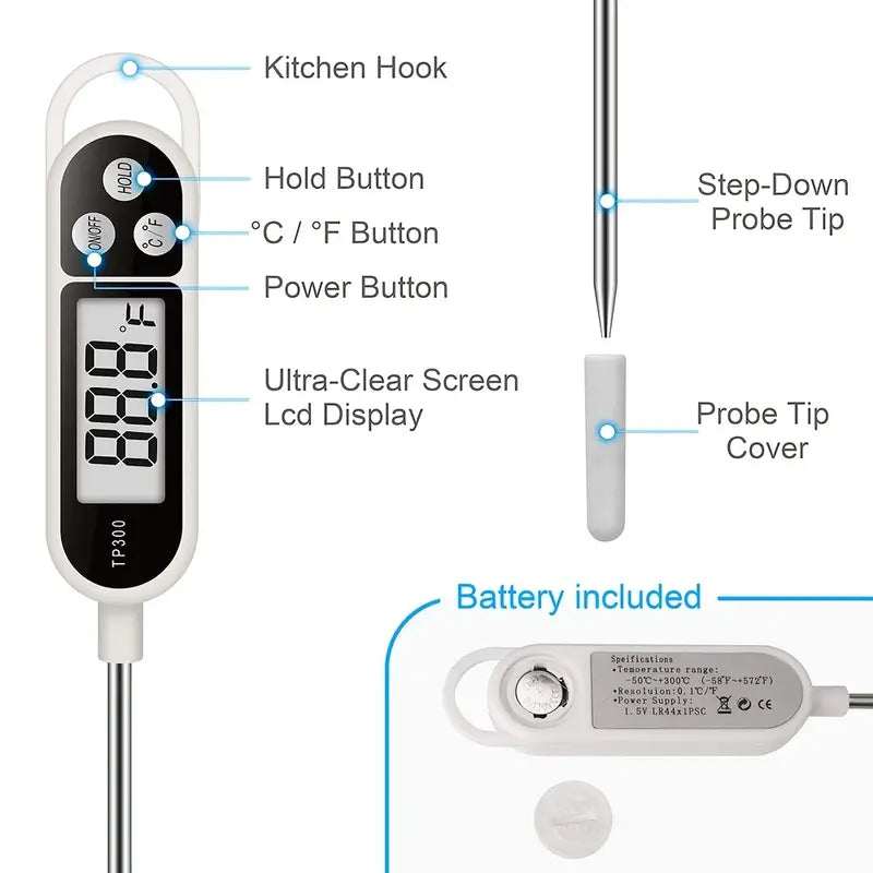 Instant Read Cooking Thermometer | Food Thermometer | Digital  LCD Screen