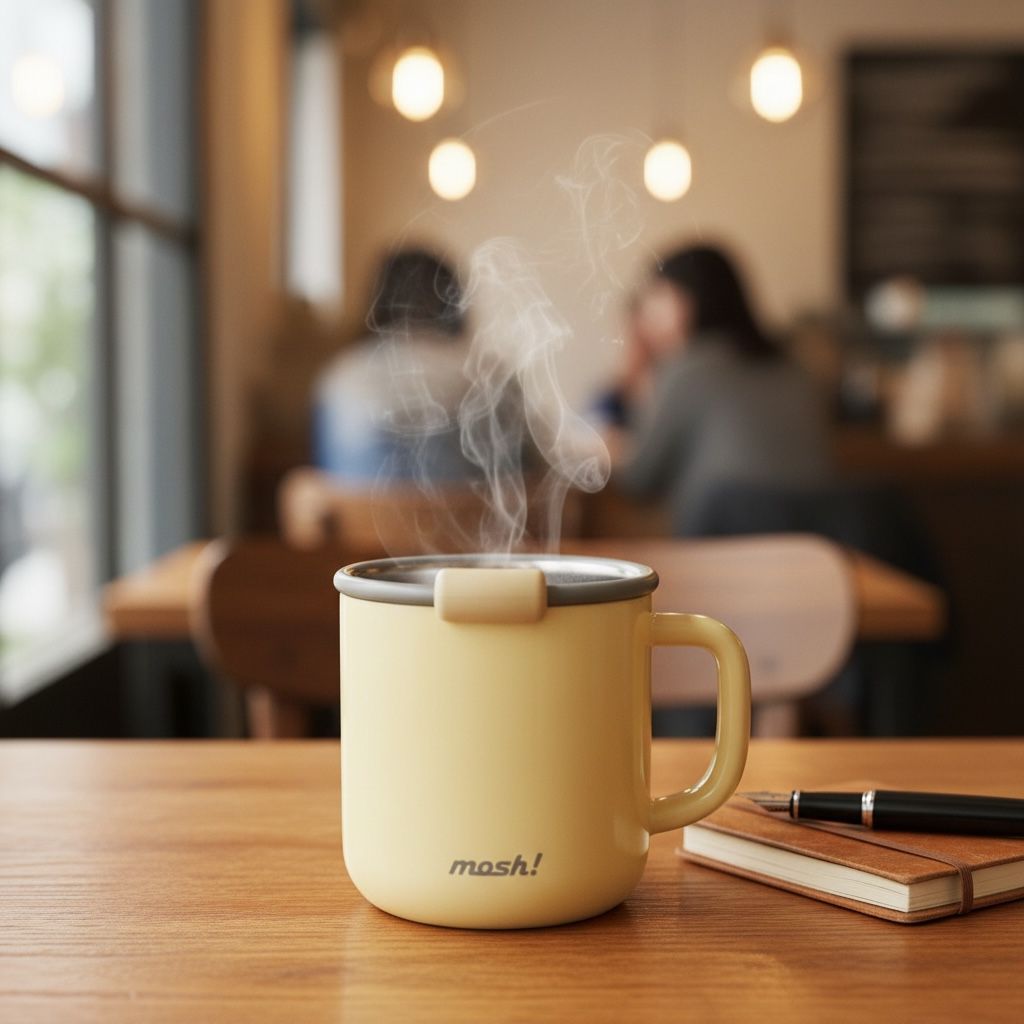 Japanese Mug | Mosh latte Mug | 430 ML | Stainless Steel