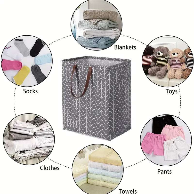 Laundry Baskets |  Dirty Clothes Storage Hamper With Long Handles