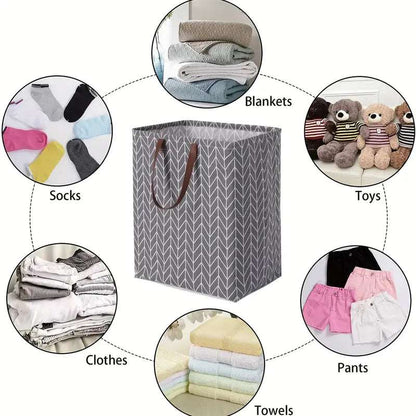 Laundry Baskets |  Dirty Clothes Storage Hamper With Long Handles